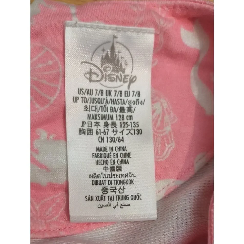 Disney Parks Princess Ariel Long Sleeve Dress Size 7/8 EUC